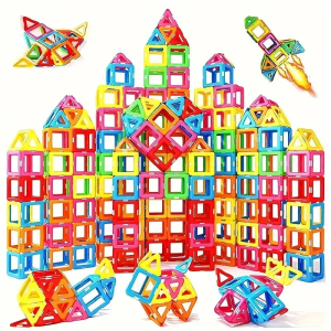 Magnetic Building Blocks Set - Large Construction Toys for STEM Learning